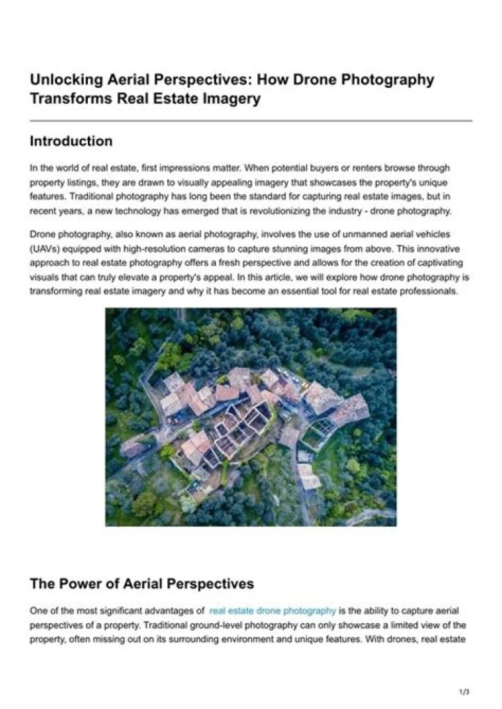 Discover The Aerial Expertise Of OC Aerial: Unlocking New Perspectives