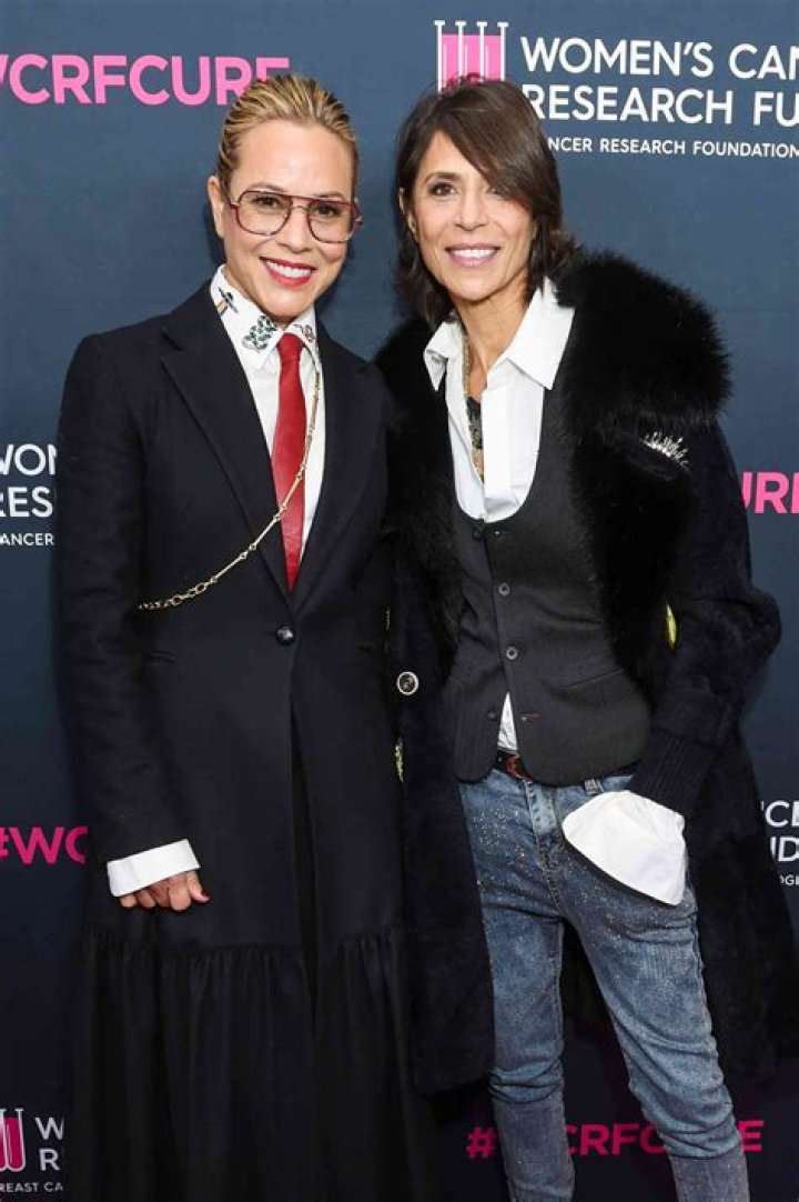 Dominique Crenn And Maria Bello