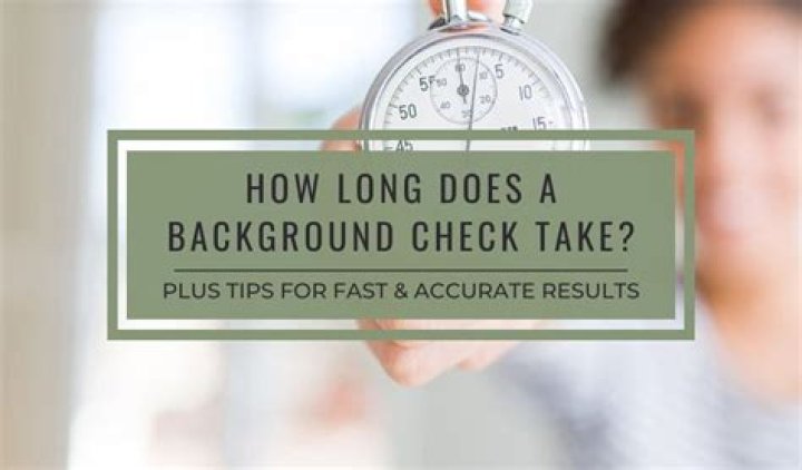 How long does it take for a DISA background check to come back?