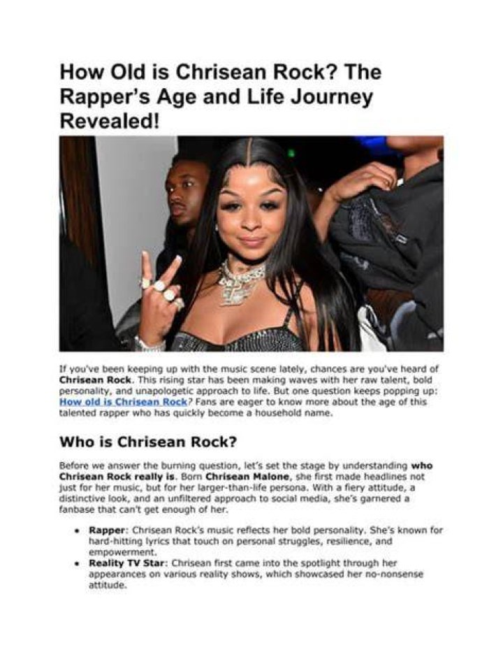 Uncover The Fascinating Journey Of Chrisean Rock On Her Special Day