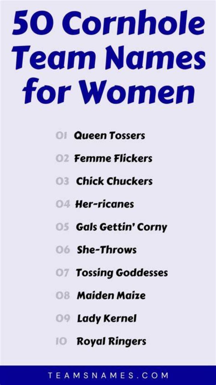 Unleash The Power Of Cornhole Team Names: Secrets Revealed!