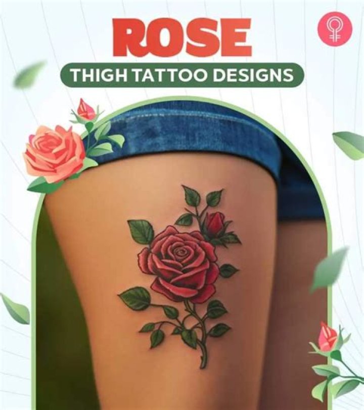 Unveiling The Enchanting World Of Floral Thigh Tattoos