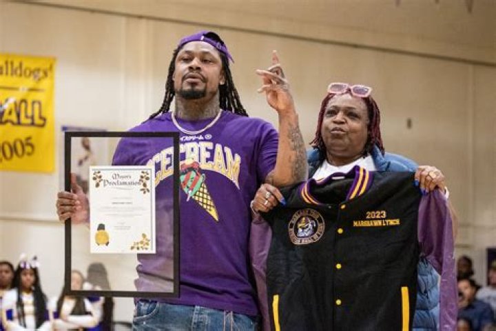Who Is Marshawn Lynch Wife? Charmaine Glock, Girlfriend, Kids, Net Worth